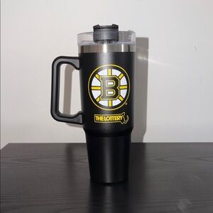 Boston Bruins Black Travel Mug